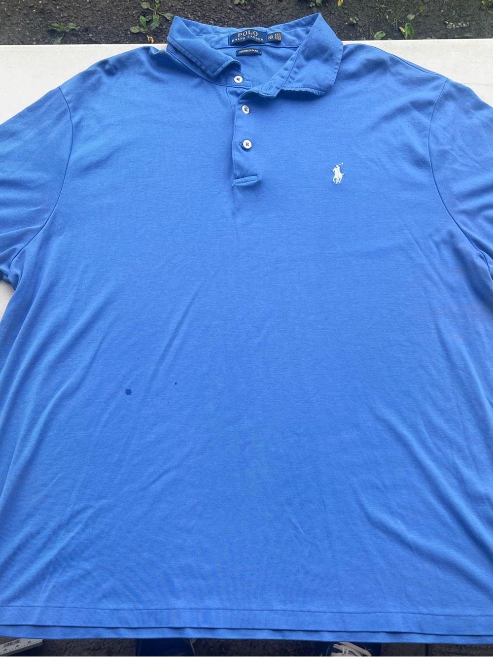 Polo by Ralph Lauren Men’s Light Blue Short-Sleeve Polo